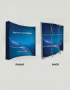 Pop Up Curved Velcro Media Wall