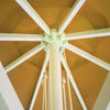Round Market Umbrellas With Valances – 3m x 3m