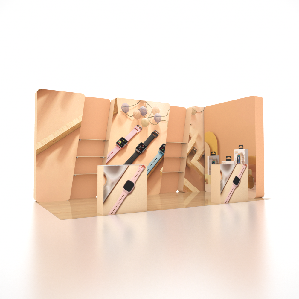 Portable Exhibit Display 3m x 6m - Model 21