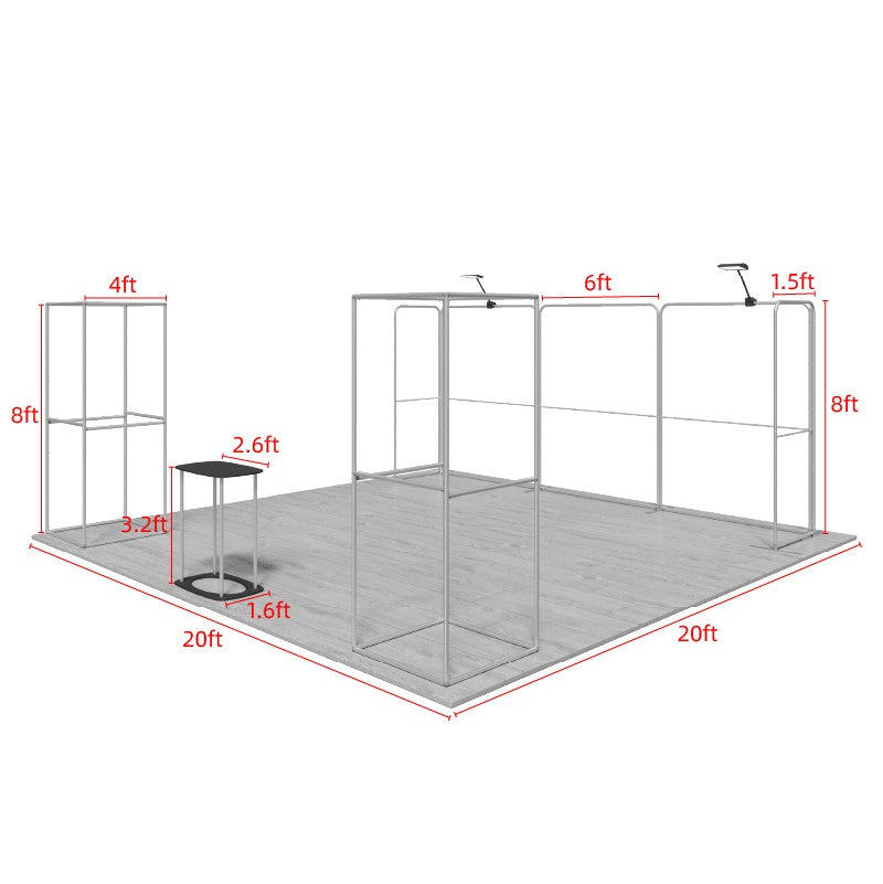 Modular Booth Kits 6m x 6m - Model 18