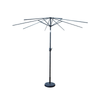 Tilting Patio Umbrellas With Valances (Iron Frame) – 2.7m x 2.7m