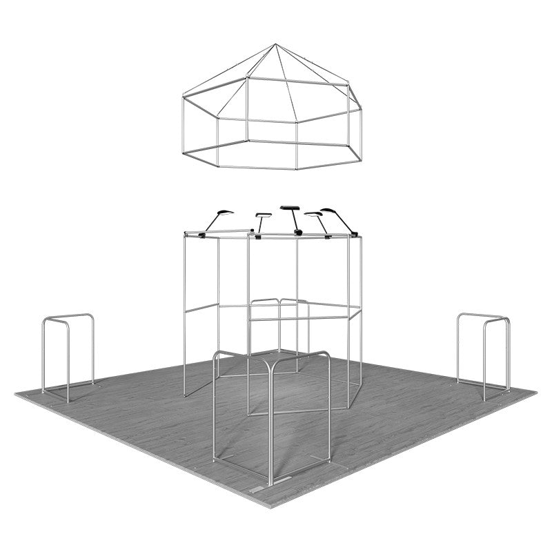 Modular Booth Kits 6m x 6m - Model 20