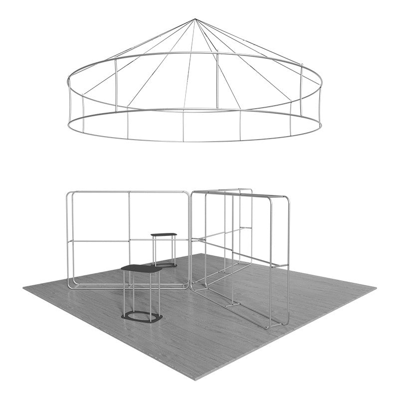 Modular Booth Kits 6m x 6m - Model 10