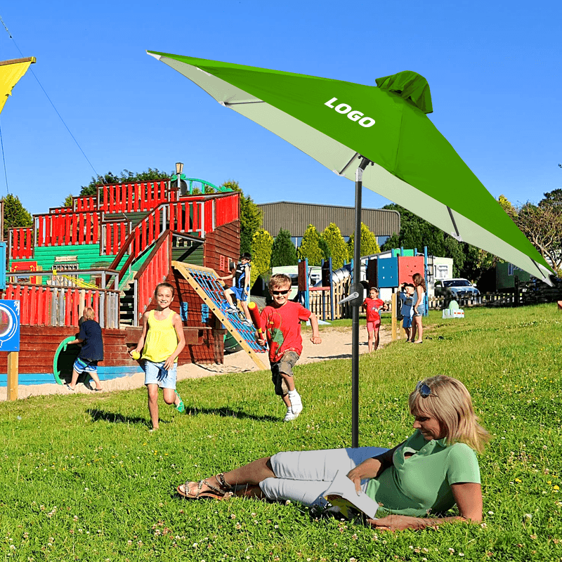 Tilting Patio Umbrellas (Iron Frame) – 2.7m x 2.7m