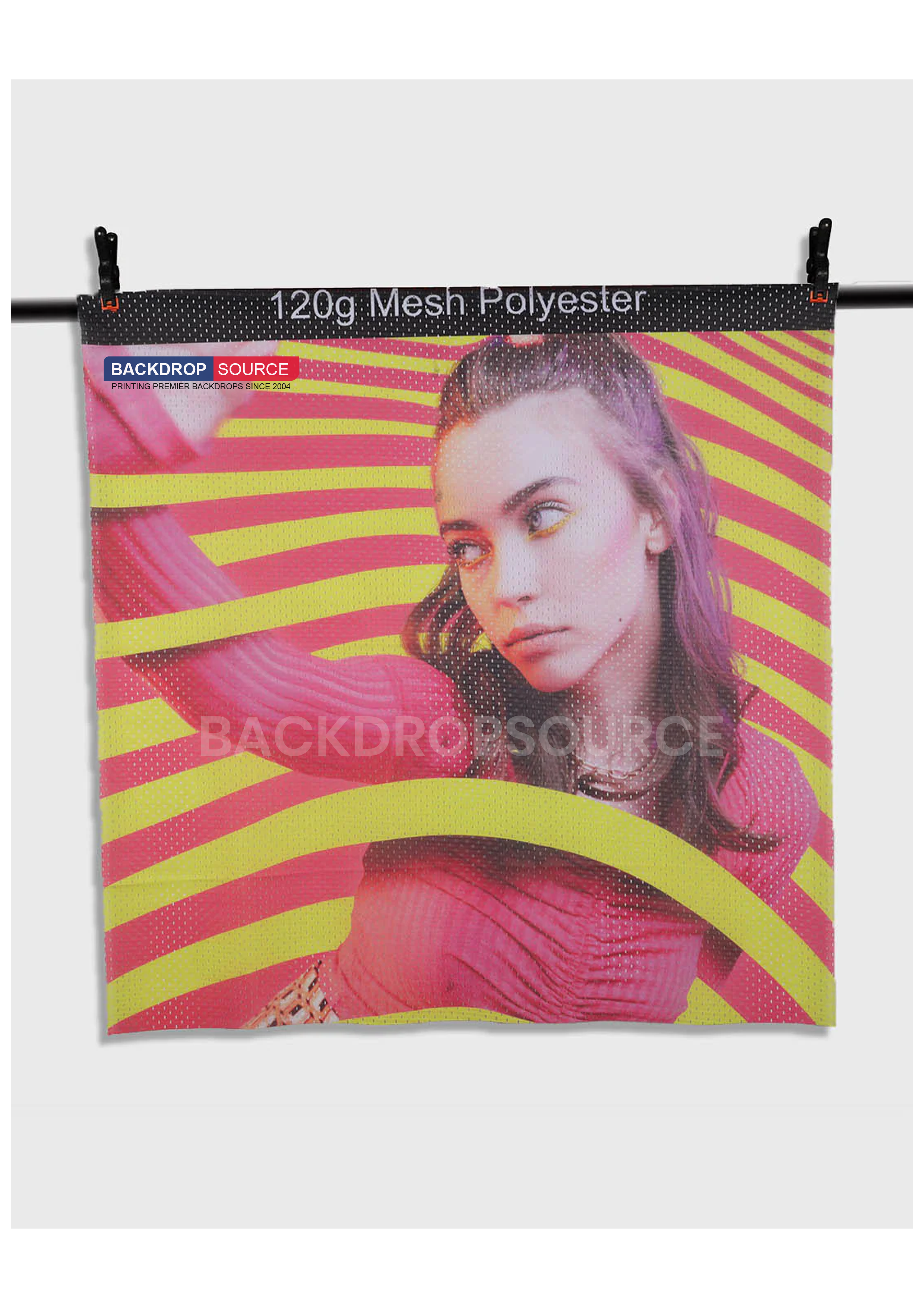 طباعة خلفية من نسيج شبكي هوائي