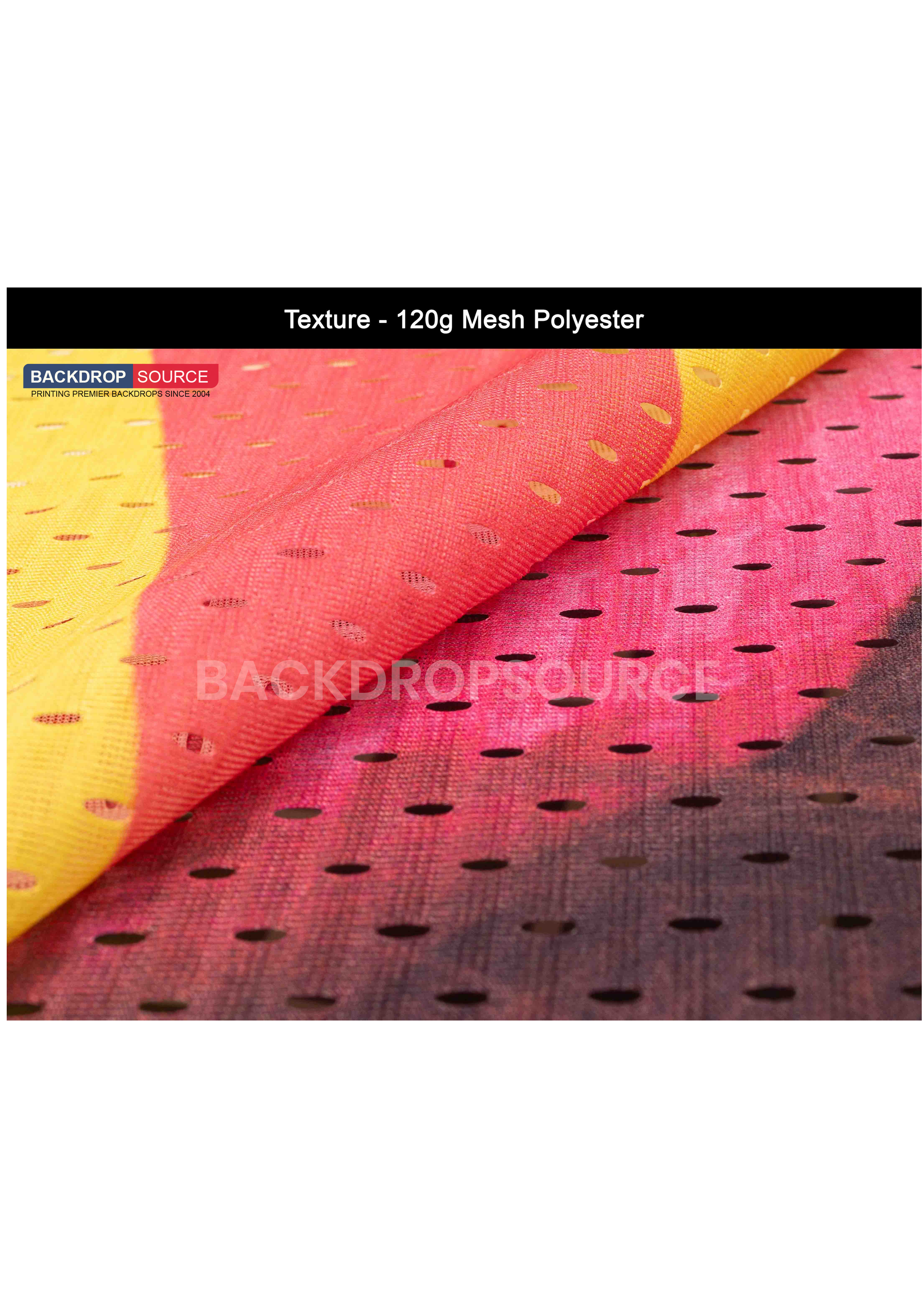 طباعة خلفية من نسيج شبكي هوائي