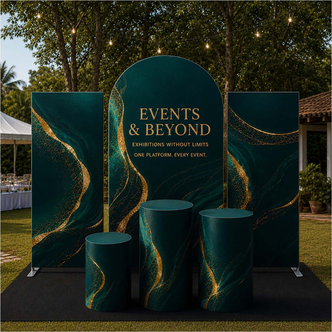 Arch Party Sets with Plinth - Model 3