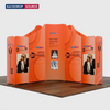 Magnetic Fabric Booth Display - Model 4 (5m x 5m)