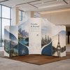 Magnetic Fabric Booth Display - Model 4 (5m x 5m)