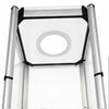 Square Portable Aluminum Spiral Tower Display
