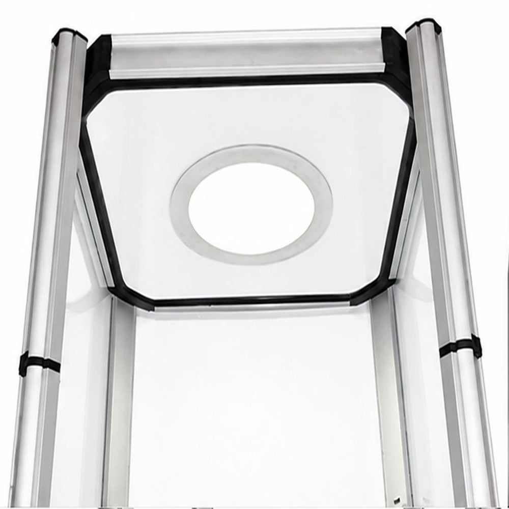 Square Portable Aluminum Spiral Tower Display