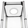Square Portable Aluminum Spiral Tower Display