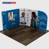 Magnetic Fabric Booth Display - Model 3 (3m x 3m)