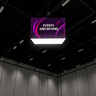 Backlit Cubic Hanging Banner