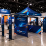 3m x 3m Canopy Kit with L-Shaped Wings & 4 TV Displays