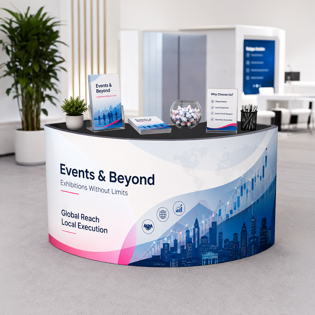 Trade Show Reception Desk