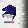 3m x 3m Custom Event Tent with Folding Counter Table