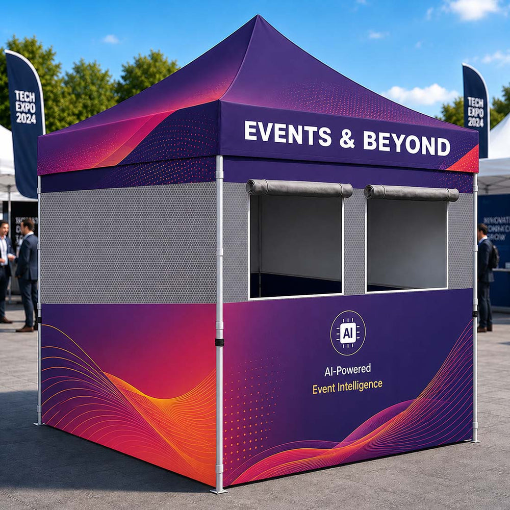 3m x 3m Custom Food Booth Canopy Tent