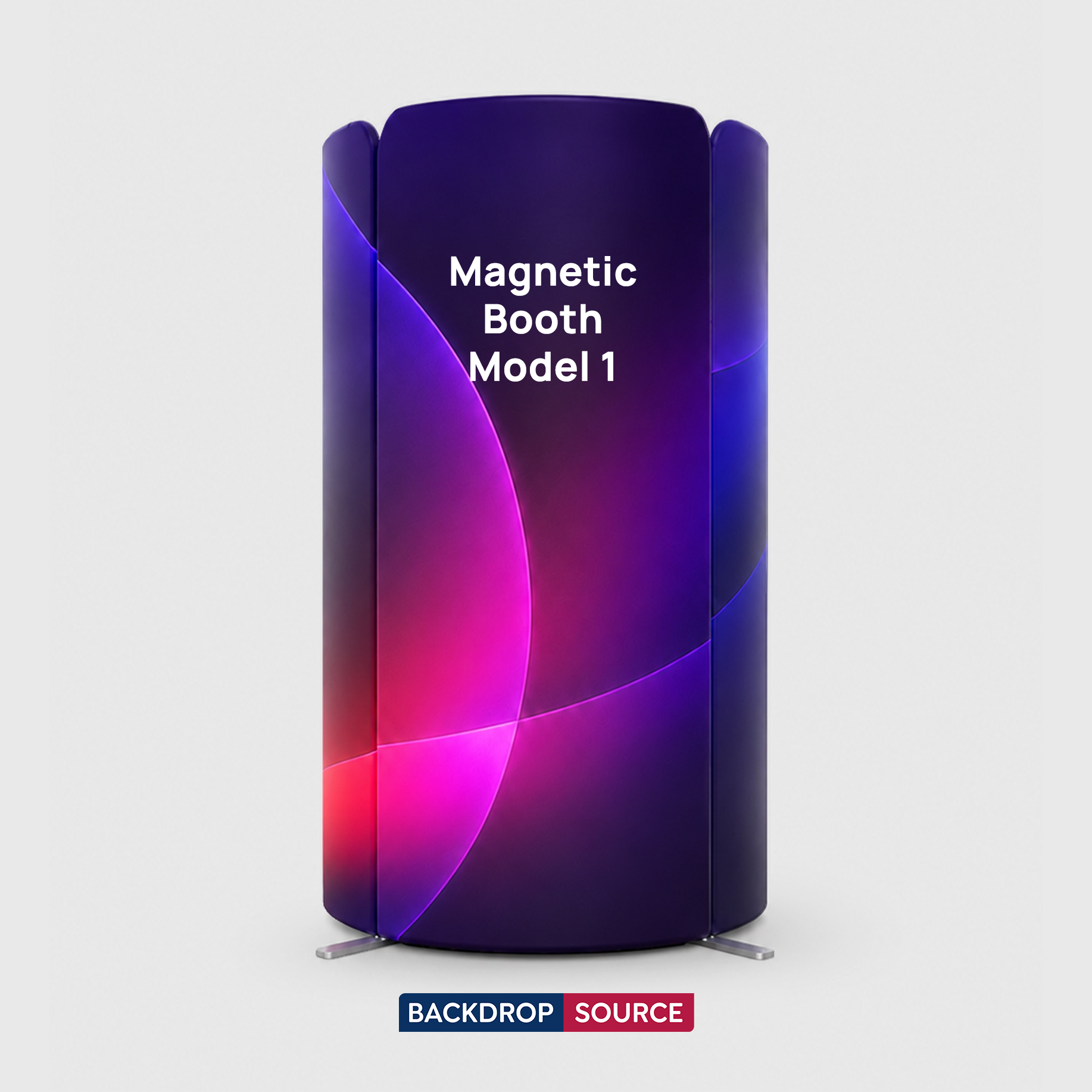 Magnetic Fabric Booth Display - Model 1 (2m x 2m)
