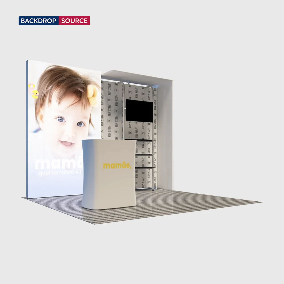 Premier 3m x 3m Exhibition Booth - Model 1