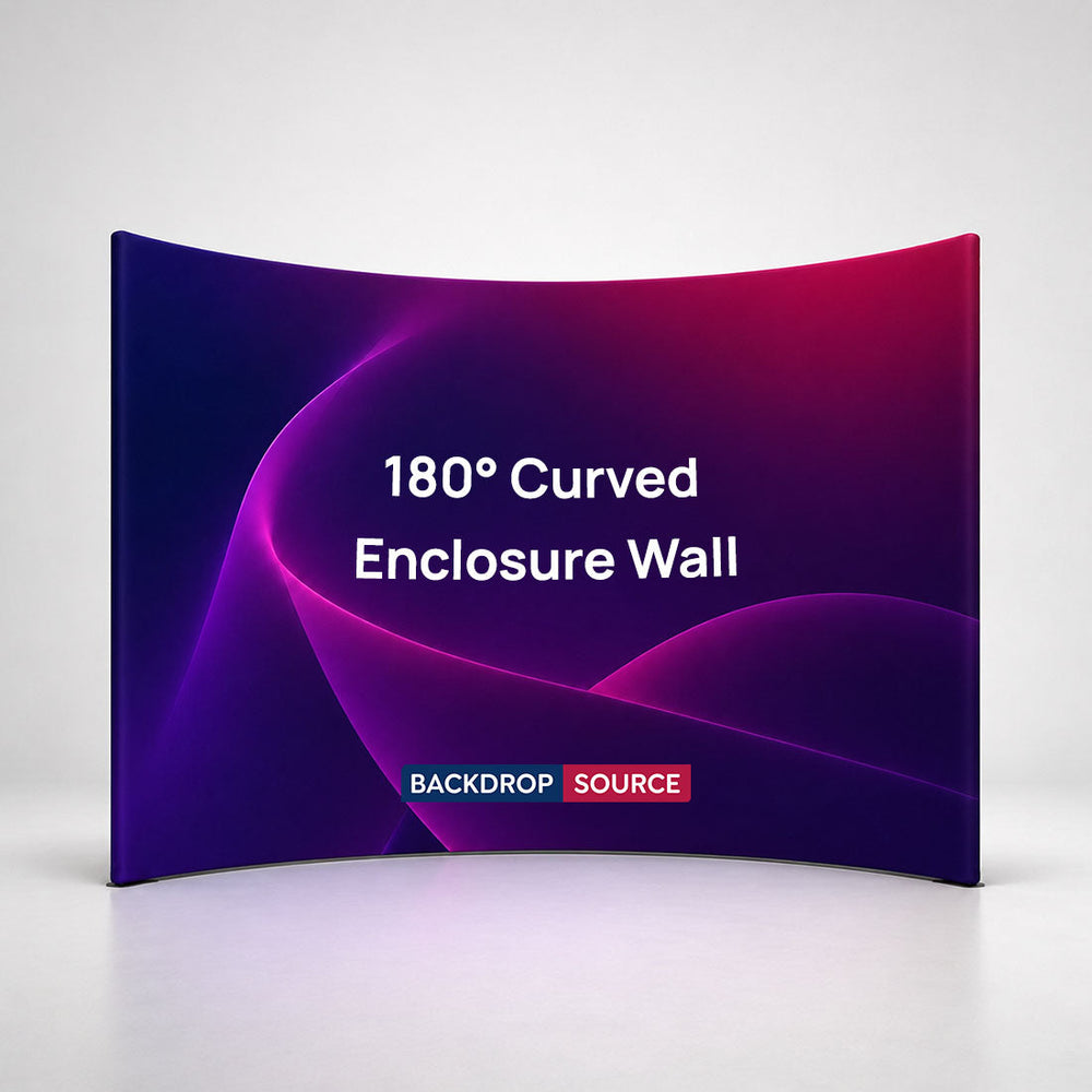 Custom 180° Curved Enclosure Wall
