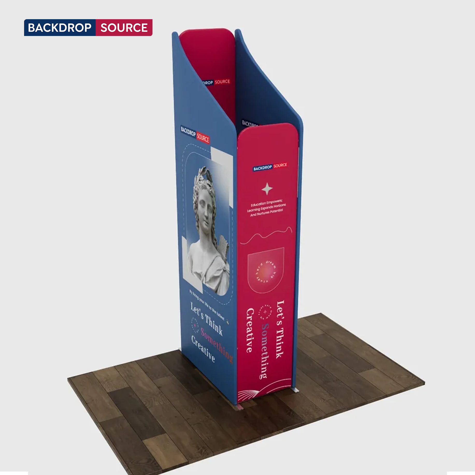 Magnetic Fabric Booth Display - Model 4 (2m x 2m)