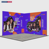 3m Folding SEG L-Shape Booth Kit with 3 Sidewall Panels