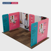 Magnetic Fabric Booth Display - Model 1 (5m x 3m)