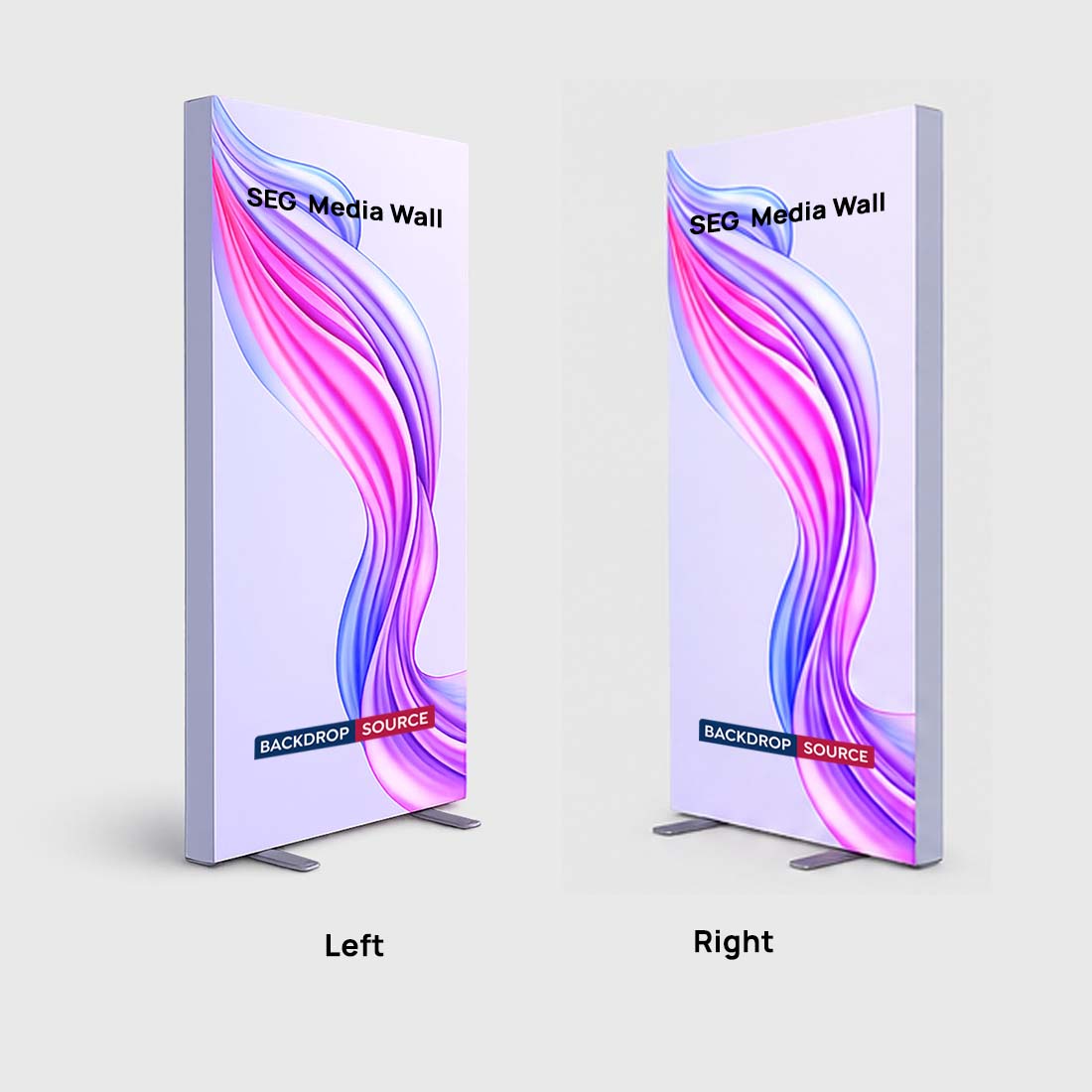 SEG Fabric Media Wall - 1m x 2m