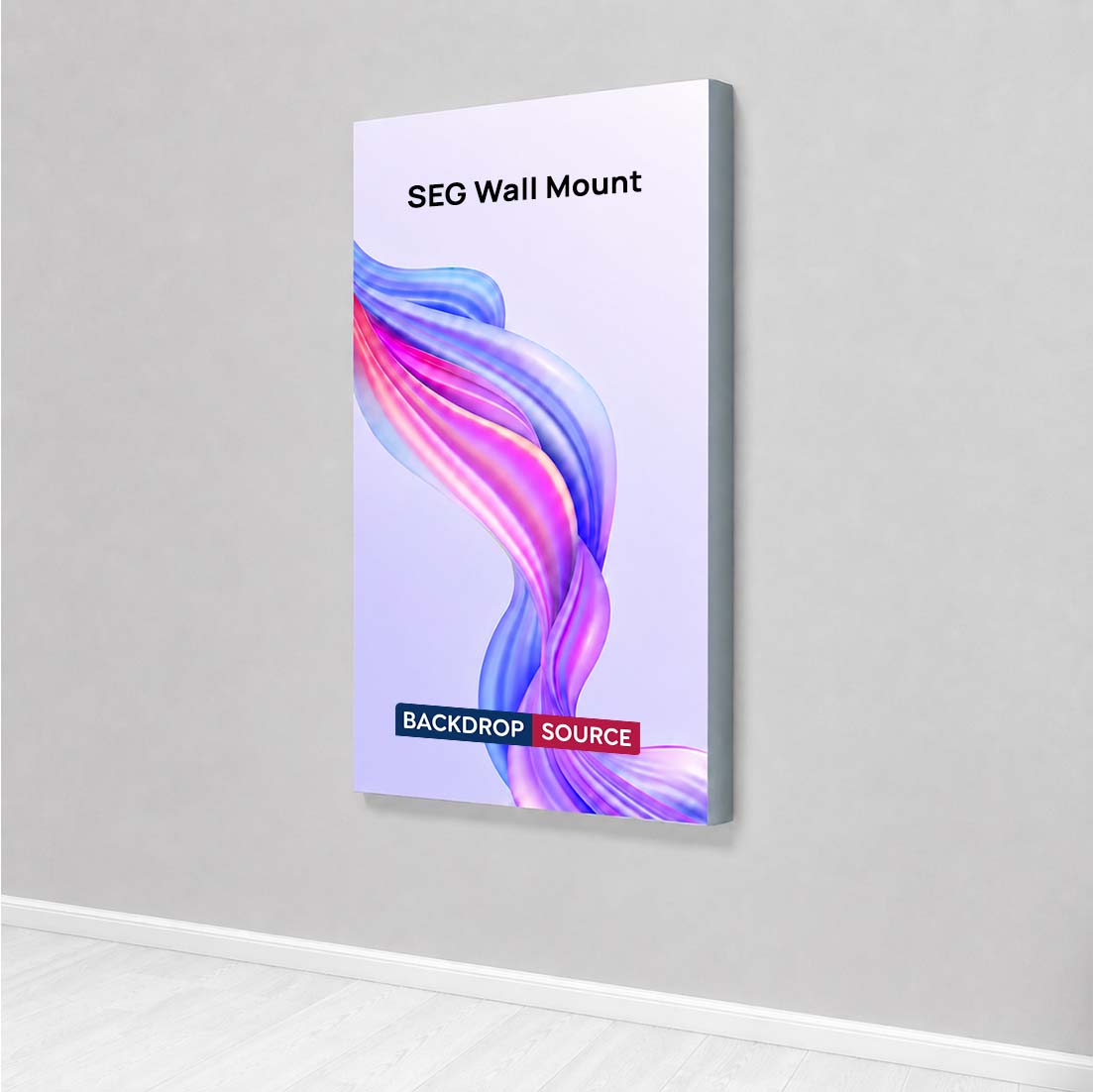 Wall-Mounted SEG Fabric Display – 80mm & 120mm Depth