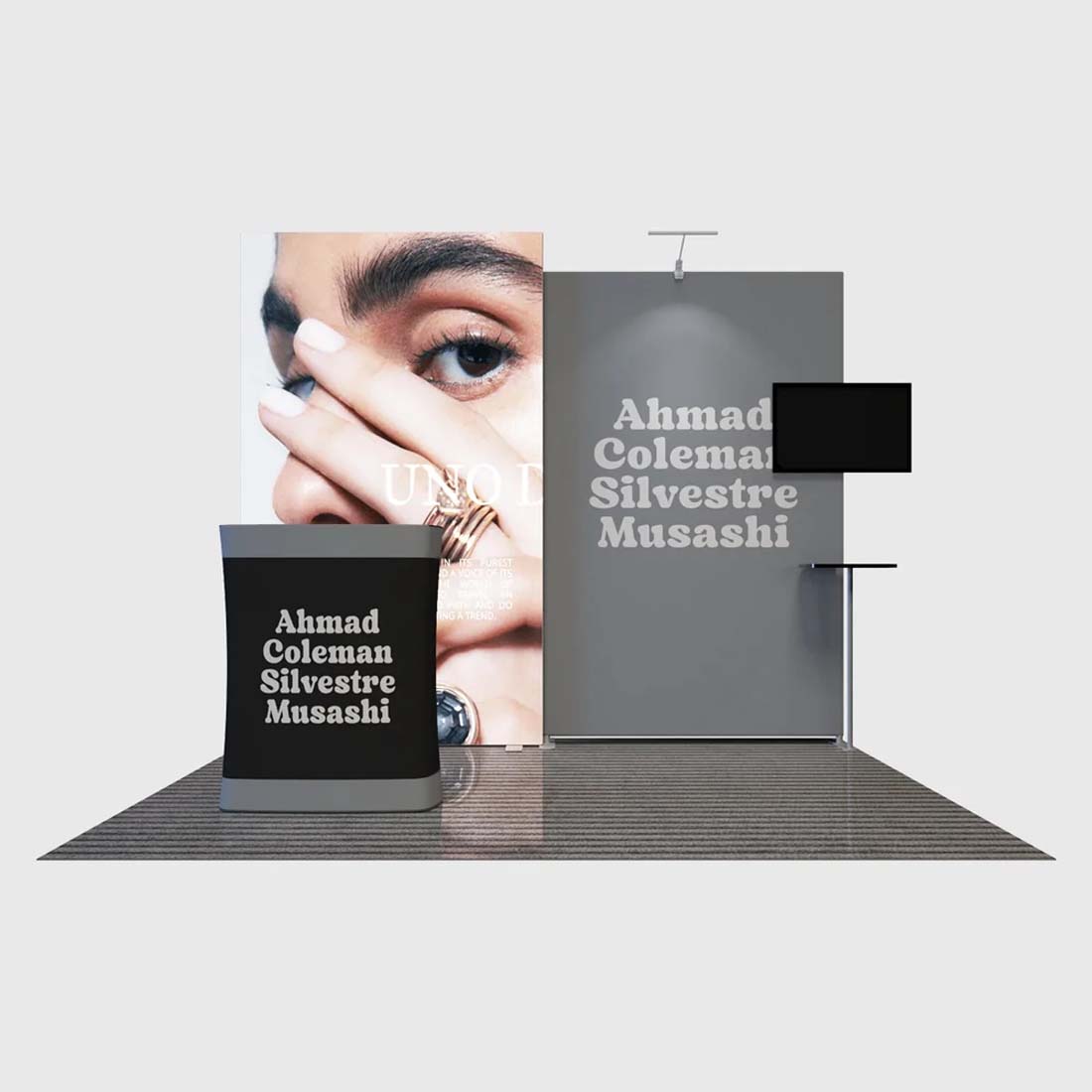 Premier 3m x 3m Exhibition Booth - Model 4