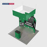 3x3m Magnetic Booth Kit with Hanging Banner & Counter