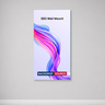 Non-Backlit Wall-Mounted SEG Fabric display - 40mm Depth