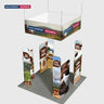 3x3m Magnetic Wall Booth Kit with 4-Sided Hanging Banner