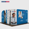 Magnetic Fabric Booth Display - Model 3 (3m x 3m)