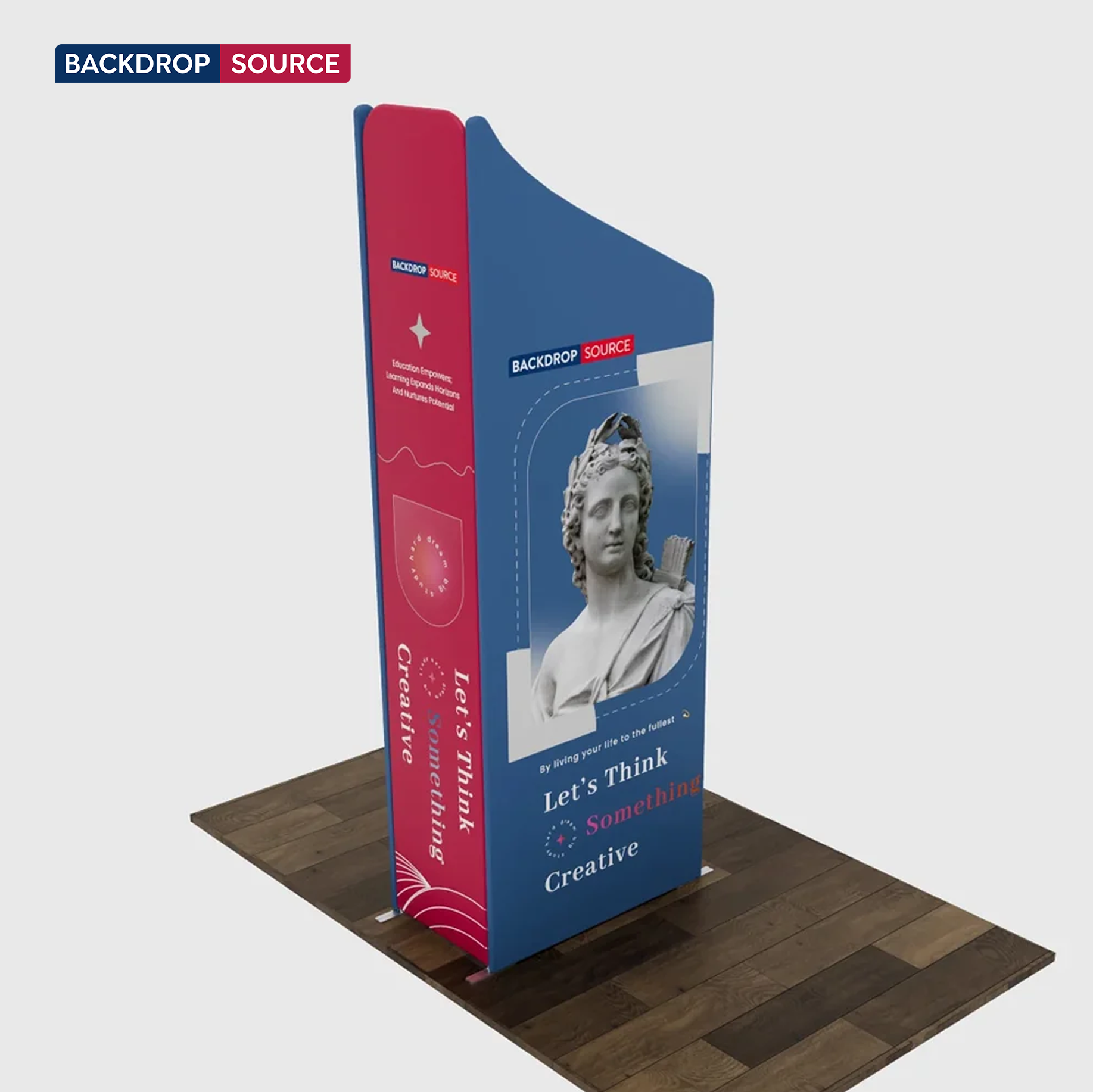 Magnetic Fabric Booth Display - Model 4 (2m x 2m)