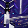 3m x 3m Canopy Kit with Waterfall Shelves & TV Mounts