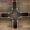 Magnetic Fabric Booth Display - Model 4 (4m x 4m)