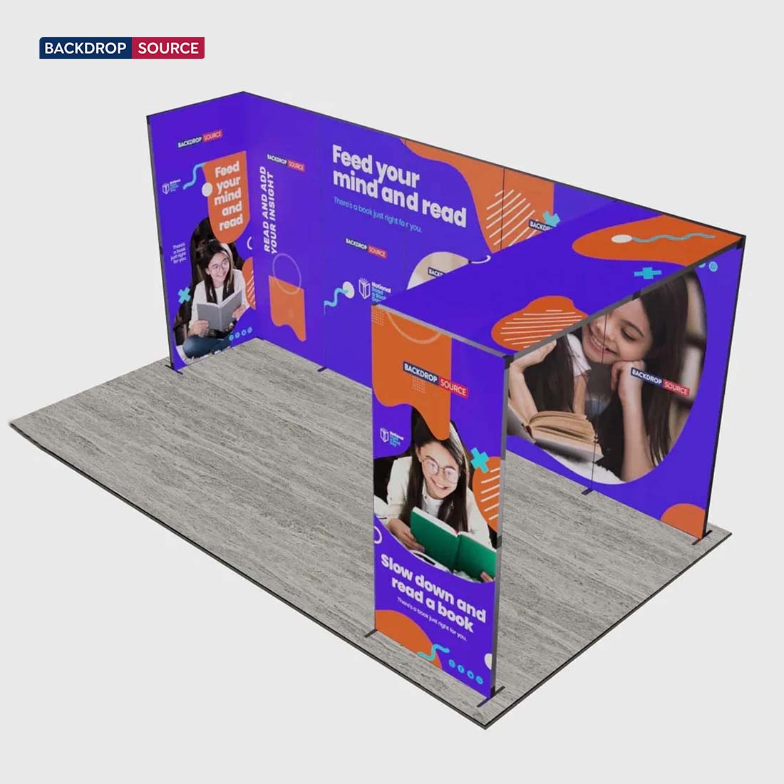 6m Folding SEG Booth Kit with Arch & Corner Sidewall