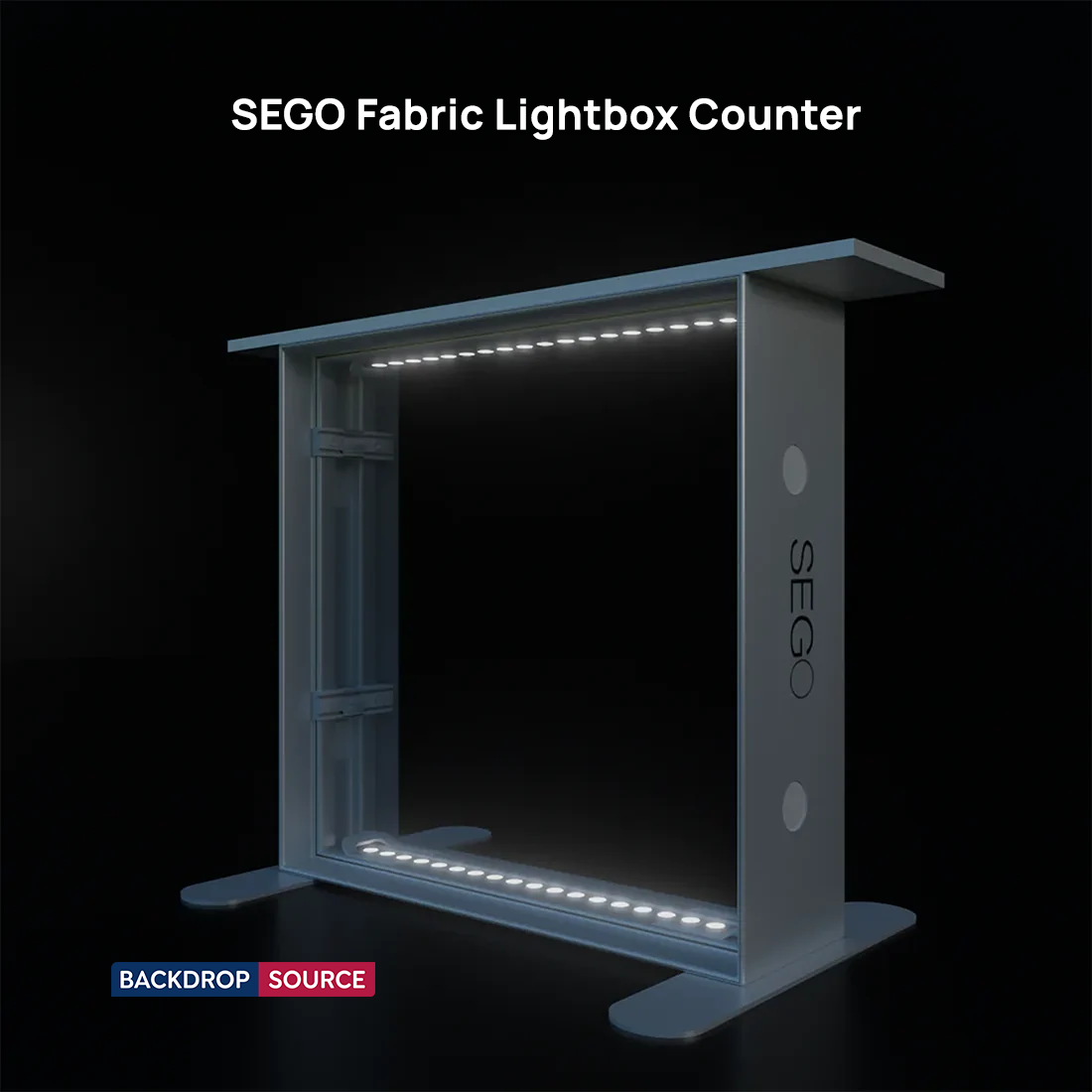 SEGO Lightbox Counters - 1m W x 1m H