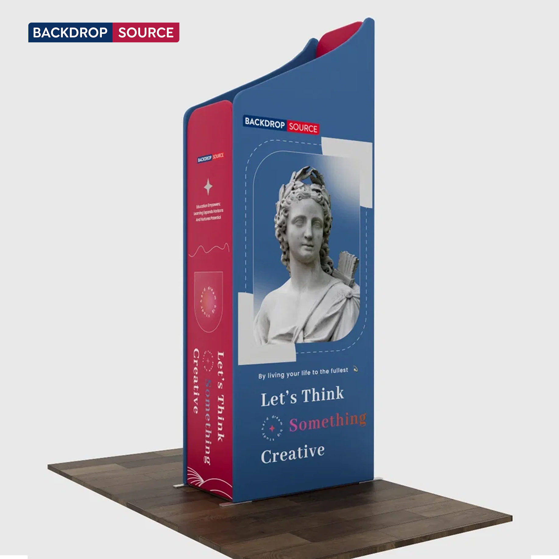 Magnetic Fabric Booth Display - Model 4 (2m x 2m)
