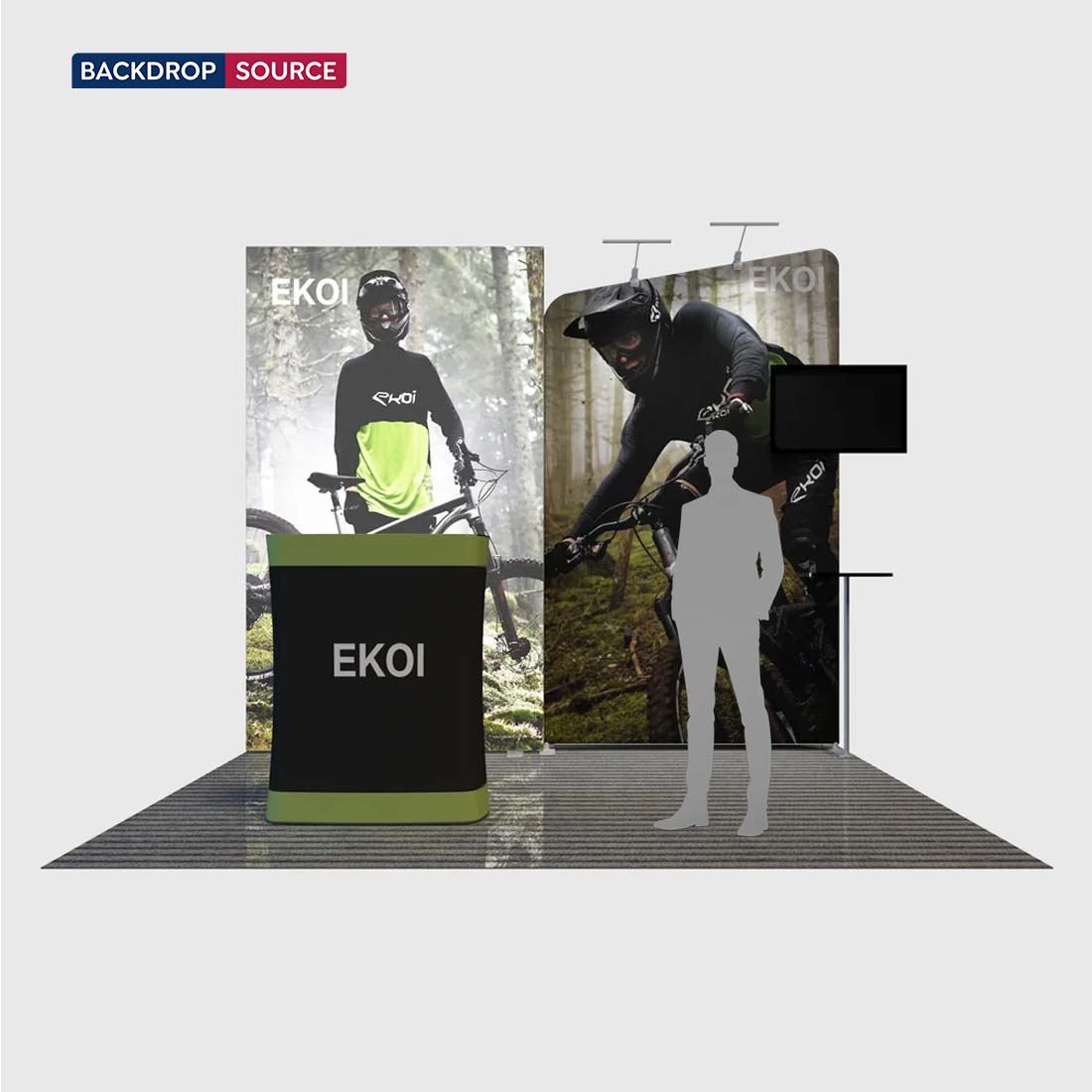 Premier 3m x 3m Exhibition Booth - Model 8