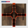 Magnetic Fabric Booth Display - Model 4 (5m x 5m)