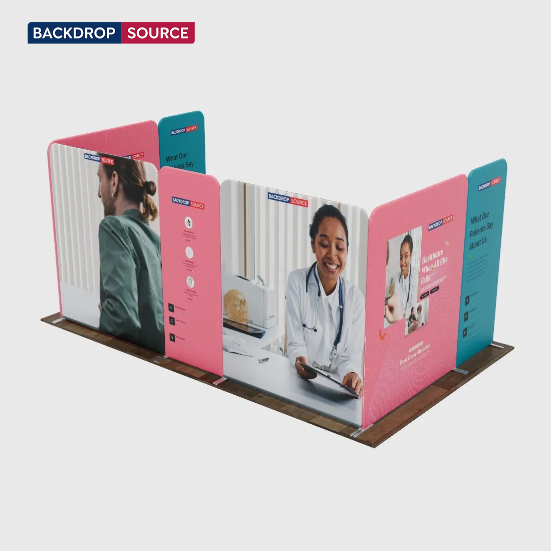 Magnetic Fabric Booth Display - Model 1 (5m x 3m)