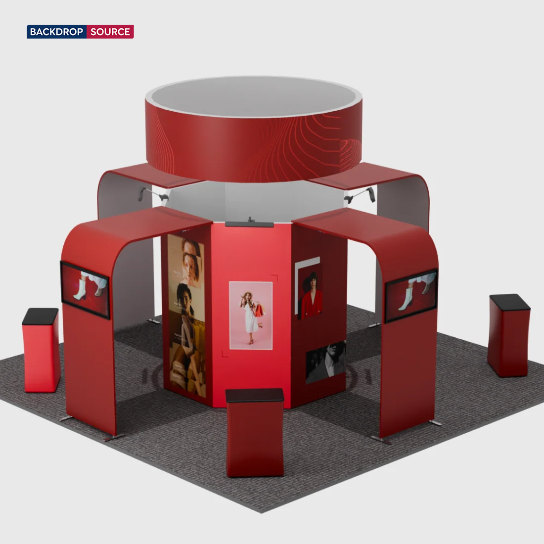 Modular Booth Kits 6m x 6m - Model 06