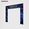6x6m Booth Kit with 6m Backdrop, Entry Arch & 2 TV Mounts