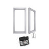 Non-Backlit Wall-Mounted SEG Fabric display - 80mm Depth