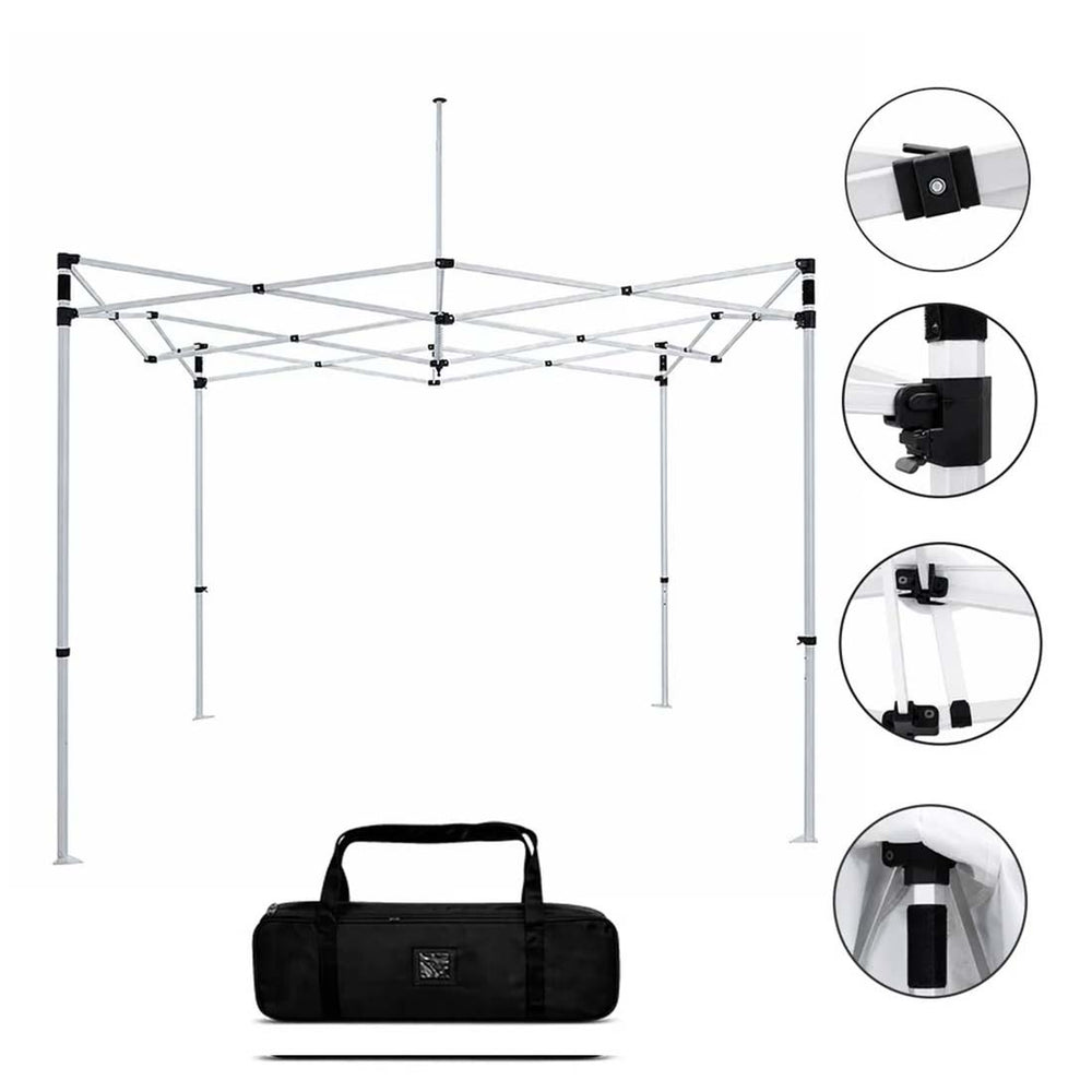 3m x 3m Canopy Kit with Waterfall Shelves & TV Mounts