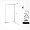 L-Shaped Fabric Banner Display