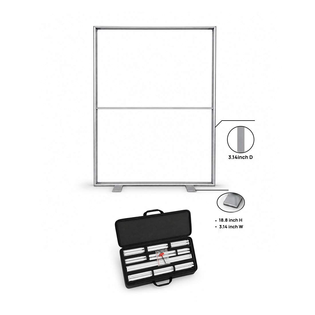 SEG Fabric Media Wall - 1.2m x 2m
